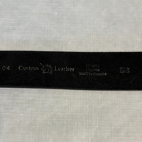 Leather belt with as i lay dying belt buckle - Picture 3 of 5